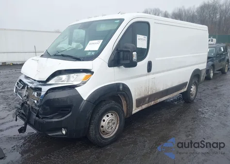 2023 Ram Promaster 2500 Low Roof 136 Wb z USA, uszkodzony, nr VIN 3C6LRVVG6PE553248